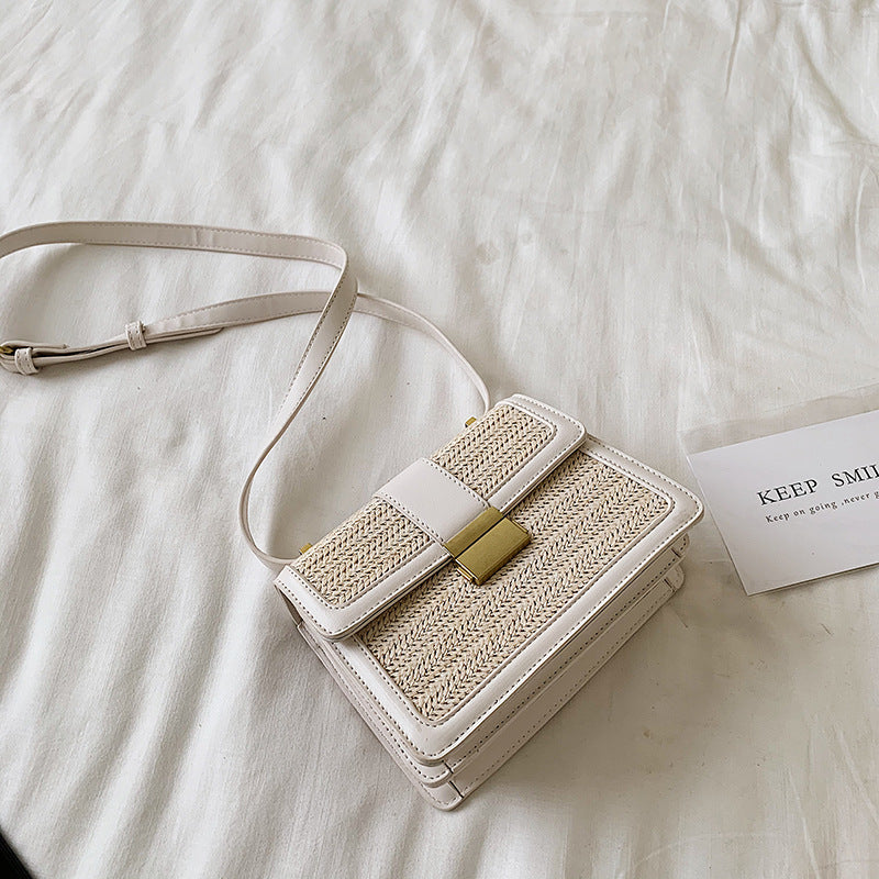 Korean Style Woven Shoulder Bag for Women 2020 Spring/Summer