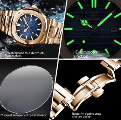 Ultra-thin Waterproof Quartz Watch