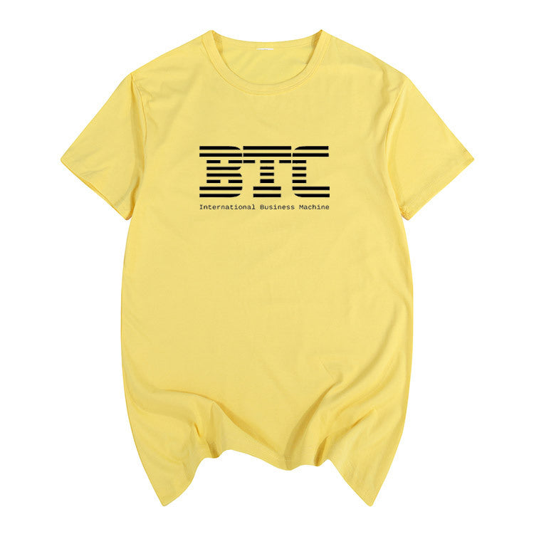 BTC Bitcoin Unisex Short Sleeve T-Shirt