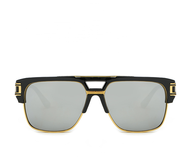 Retro Colorful Reflective Sunglasses for Men and Women
