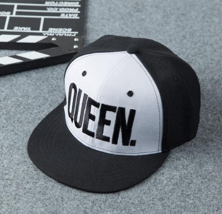King Queen Letter Couples Baseball Caps for Outdoors