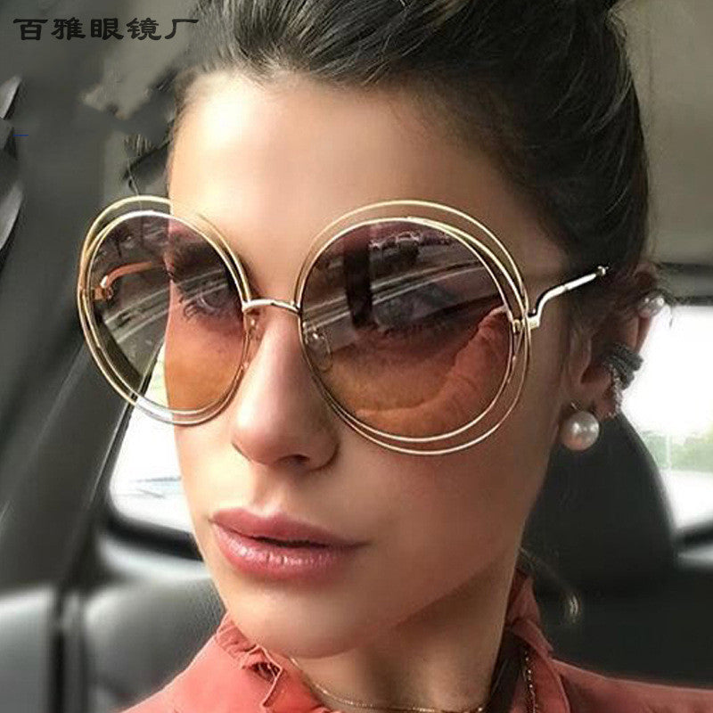 New Stylish Round Frame Sunglasses for Women