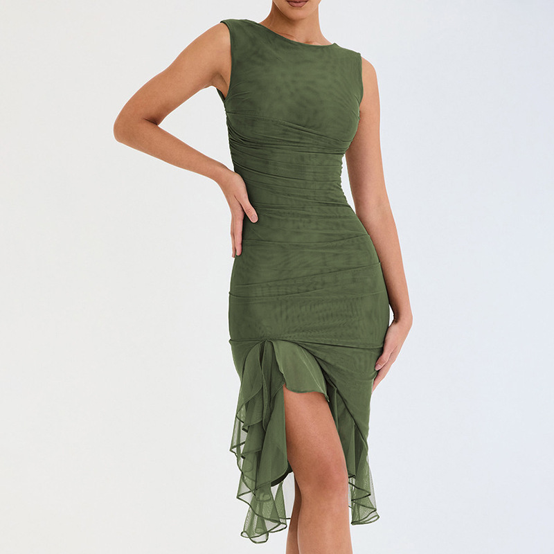 Evarisluxe Slim Skinny Sleeveless Dress