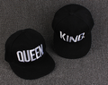 King Queen Letter Couples Baseball Caps for Outdoors
