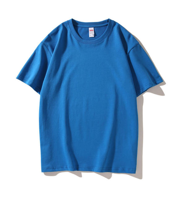 2024 Summer Cool Silk Loose Plain T-Shirt for Men