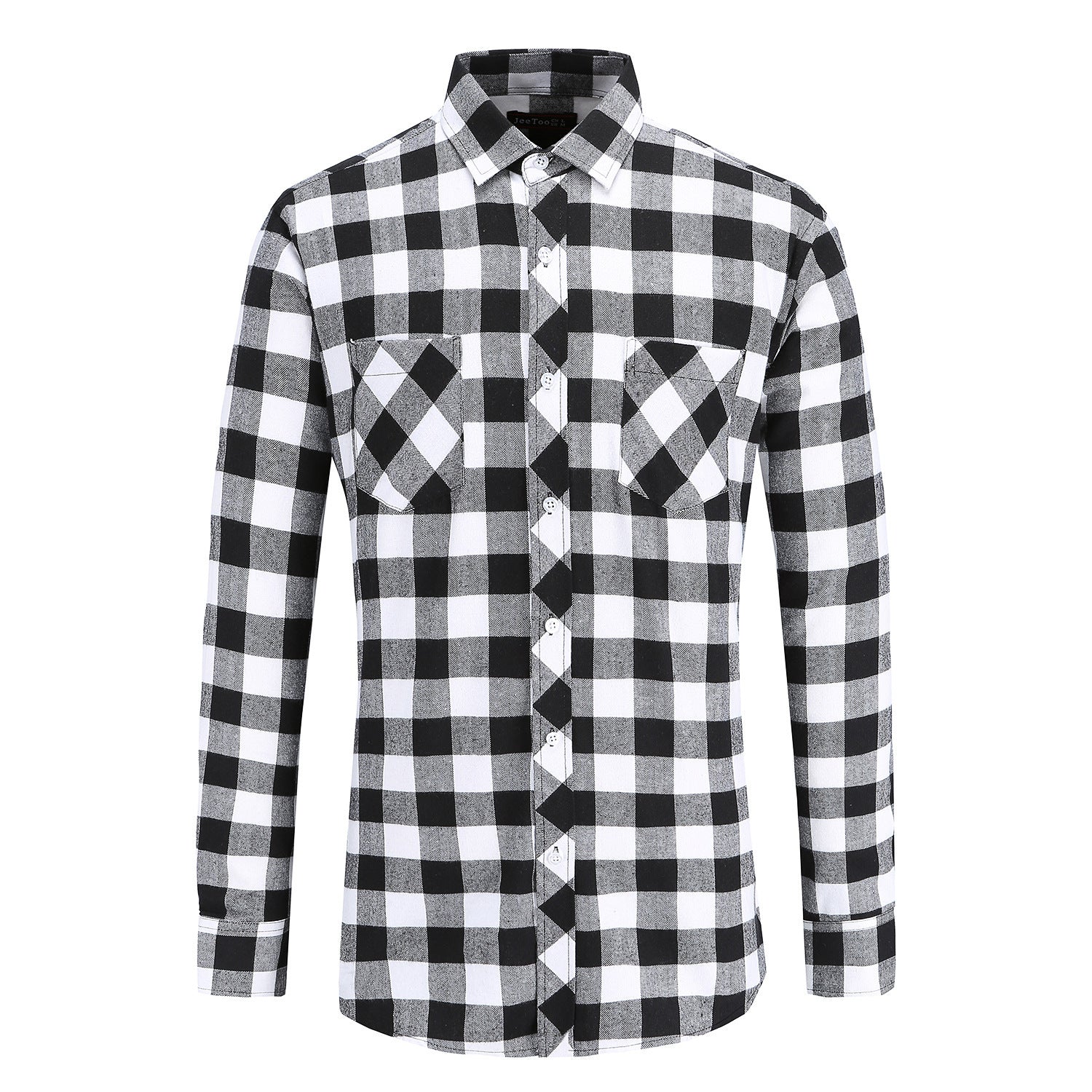 New Fall Winter Plaid Long Sleeve Shirt Jacket for Men