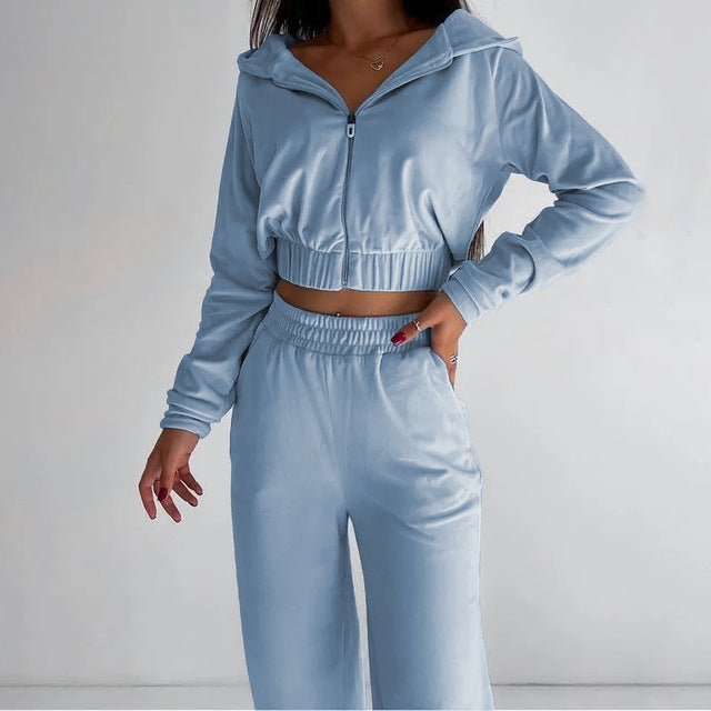 Women's Autumn Winter Tracksuit 2-Piece Set 2024