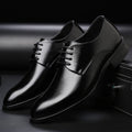Men's Breathable Pointed Toe Leather Business Shoes