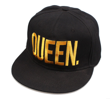 King Queen Letter Couples Baseball Caps for Outdoors