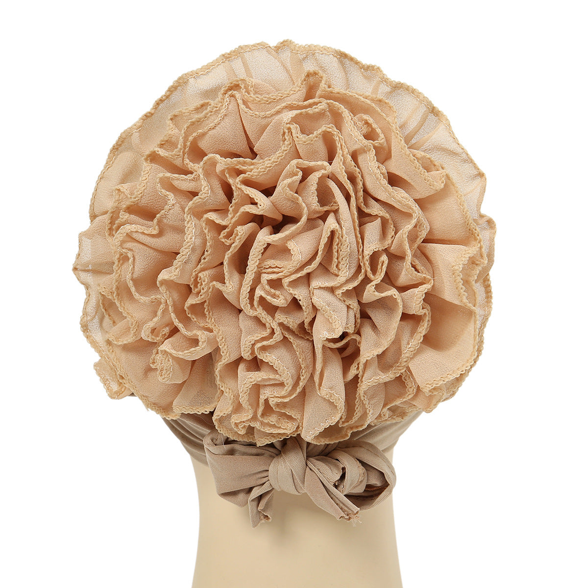 New Monochrome Muslim Chiffon Turban Hat (In Stock)