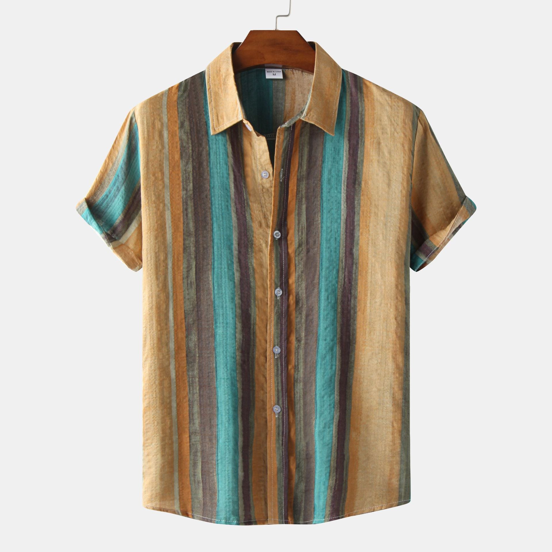 Summer Hawaiian Style Printed Men's Shirt