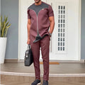 Black African Style Men's Suit for Atmospheric Fashion