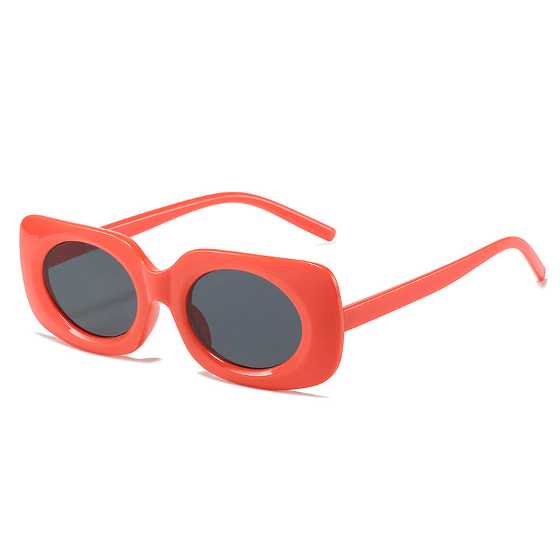 2022 Square Sunglasses in Pastel Colors for Women