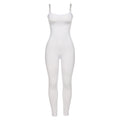 Summer Women's High-Waisted Jumpsuit with Straps