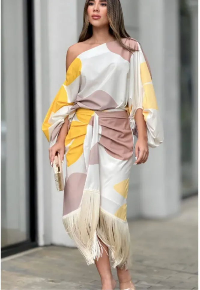 Women's Two-Piece Skirt Set