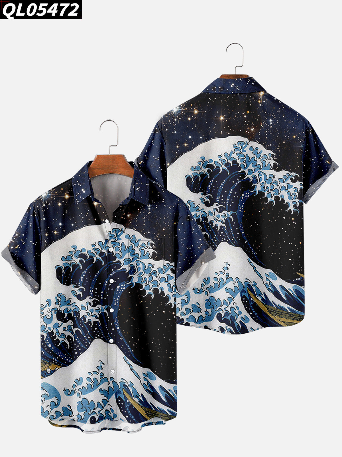 2023 Retro Style Men's Hawaiian Shirt for Summer