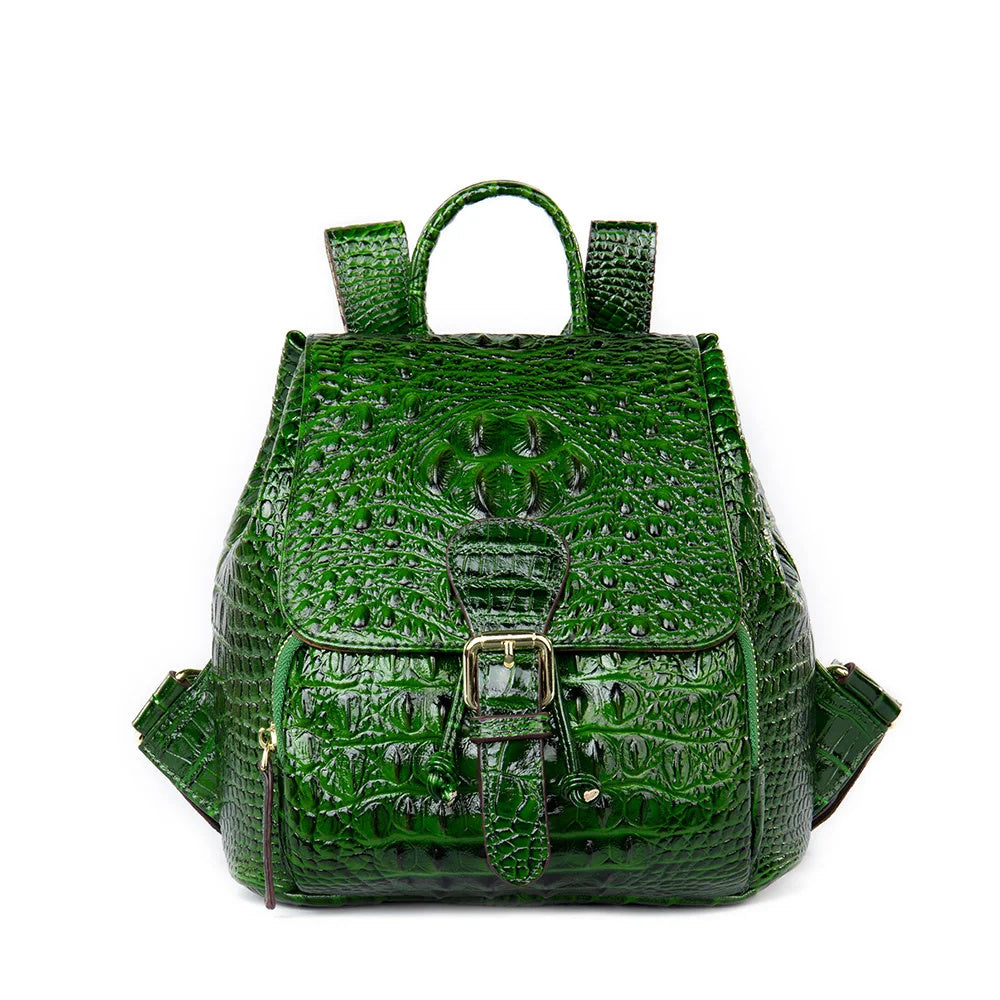 Evarisluxe Vintage Leather Heritage Backpack