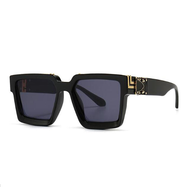 Retro Oversized Square Sunglasses for Men and Women