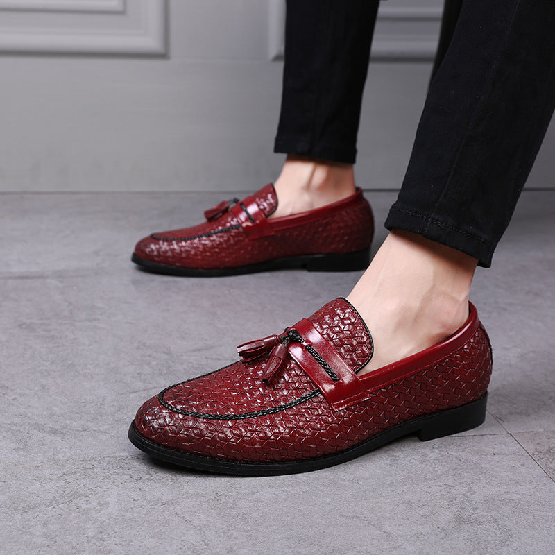 Fringe Leather Shoes for Men - British Style Loafers