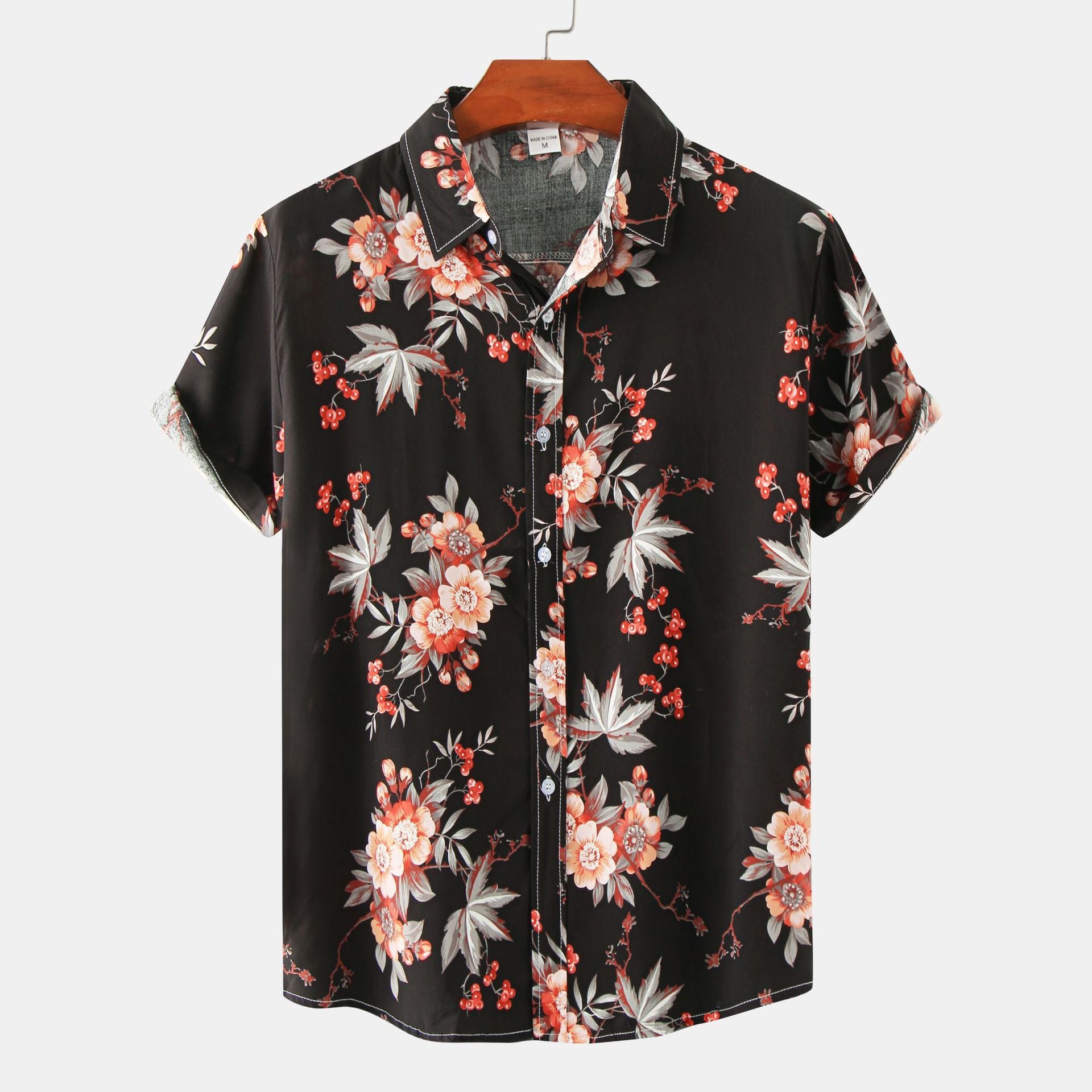 Men's Floral Short Sleeve Shirt - Summer 2023 Collection