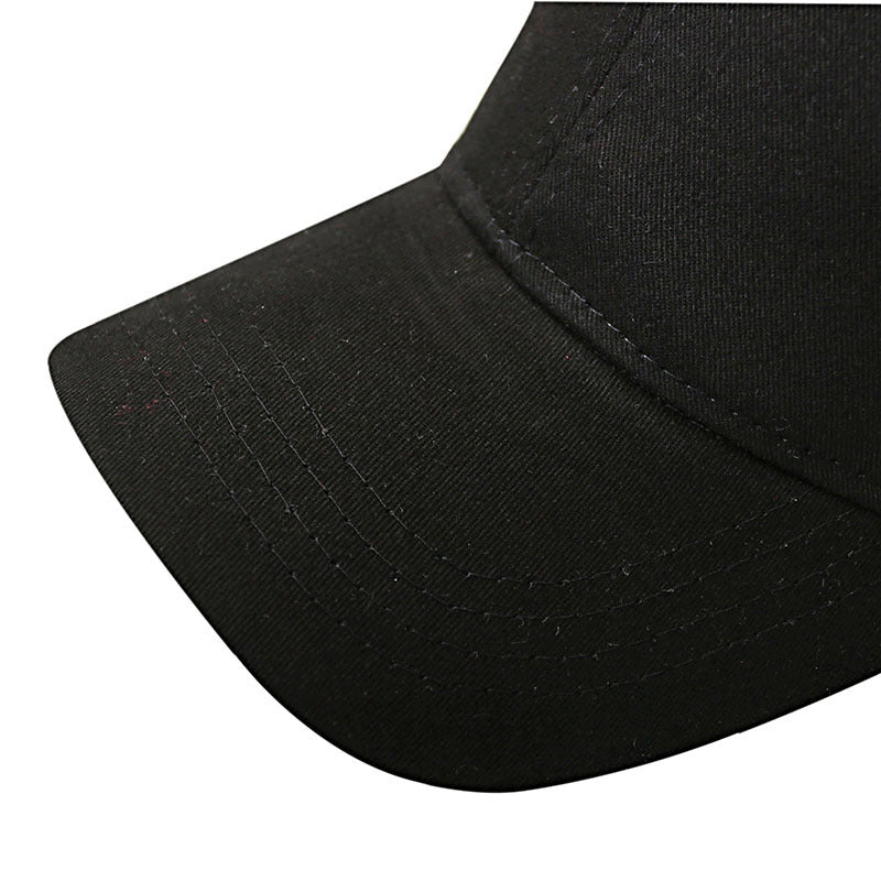 Summer Women's Ponytail Baseball Cap - Solid Color Design
