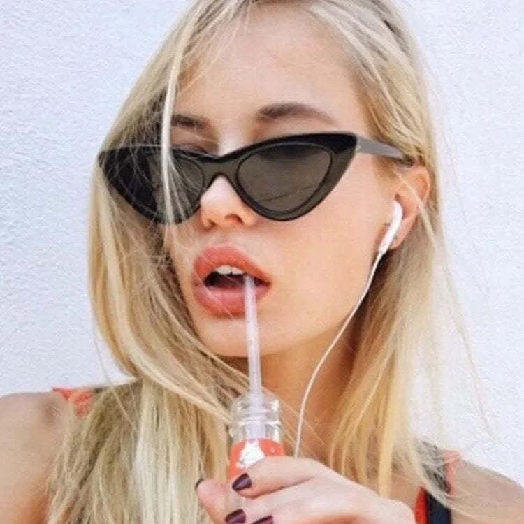 Retro Triangle Cat Eye Sunglasses for Women