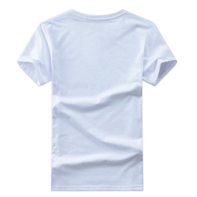 Men's Casual Solid Short Sleeve Cotton T-Shirt