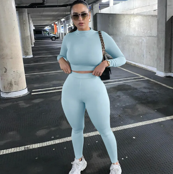 EvarisLuxe Solid Luxe Two-Piece Overall Set