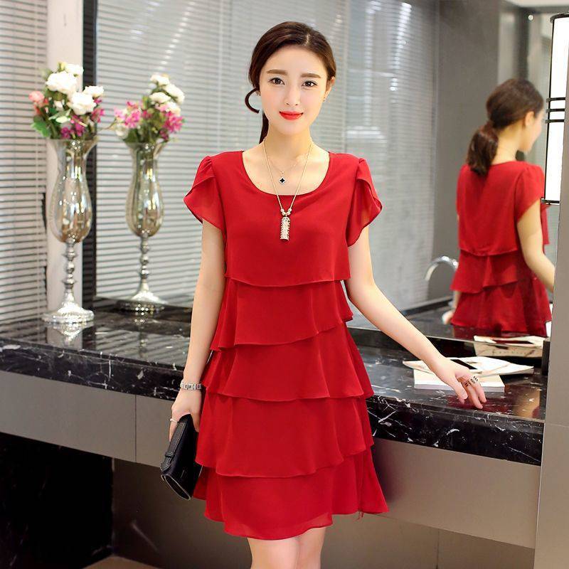 2023 Spring-Summer Long Chiffon Dress for Women