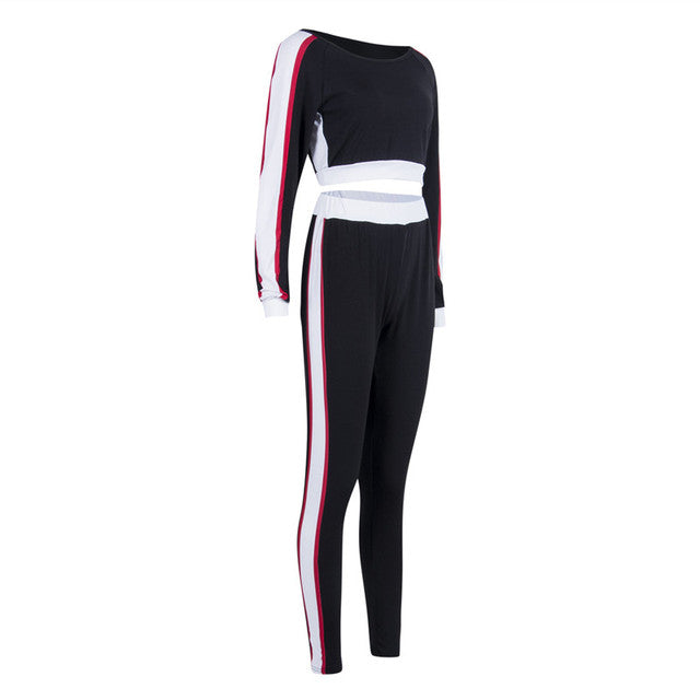 Women's 2-Piece Cotton Pullover Sweatsuit Set
