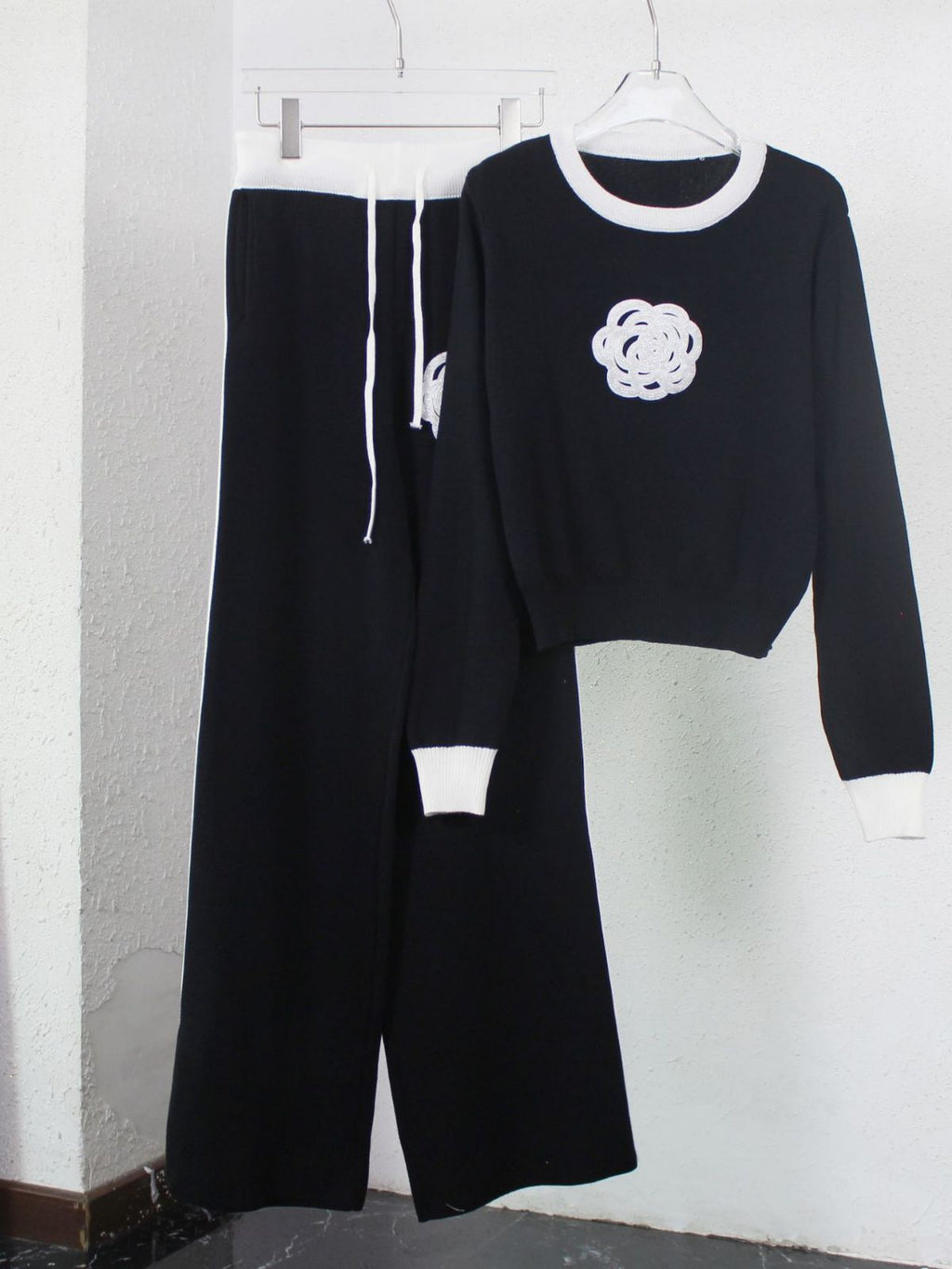 Autumn Winter Two-Piece Sweater Set for Women