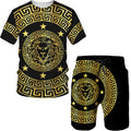 Men's 2-Piece 3D Print Sportswear Set - Summer Outfit