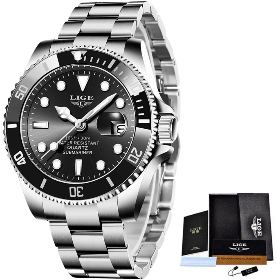 Le Marin Quartz Waterproof Watch | Evarisluxe