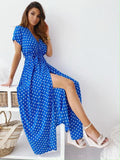 New Summer Printed Polka Dot Dress for Women
