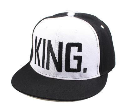King Queen Letter Couples Baseball Caps for Outdoors