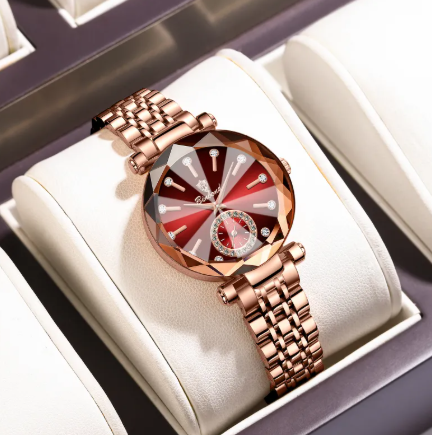 The Diamant Steel Quartz Watch | Evarisluxe