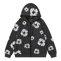 Snowflake Diamond Fleece Sweater Cardigan Jacket