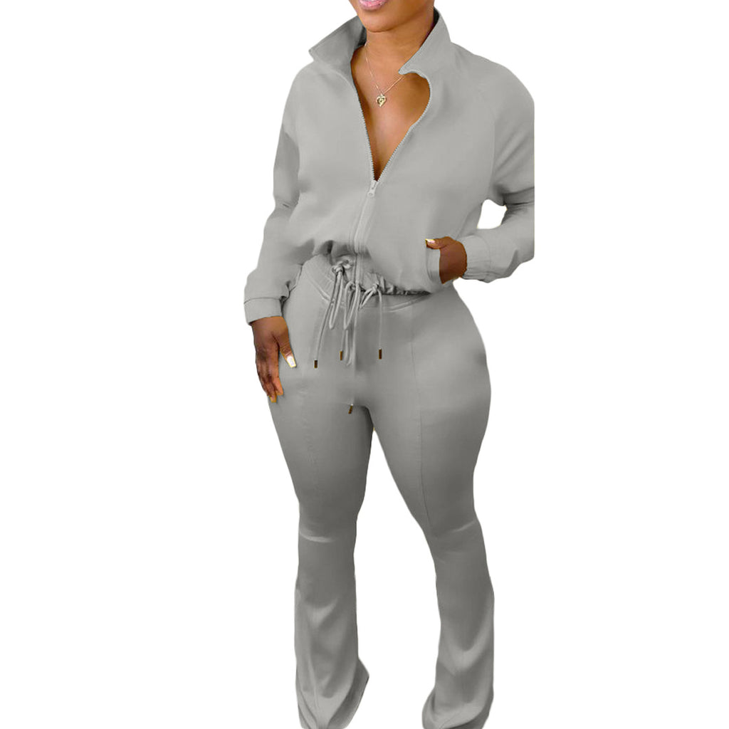 S80081 Women's Fashion Casual Two-Piece Sports Set