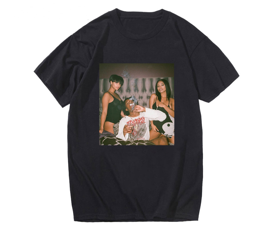 Rap Artist Graphic Short Sleeve T-Shirt