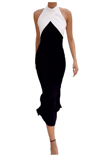 Elegant Solid Color Loose Dress for Women