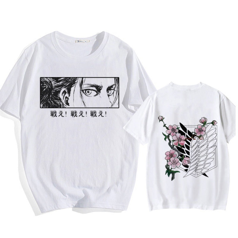 Basic Layering Shirt with Banana Print T-Shirt