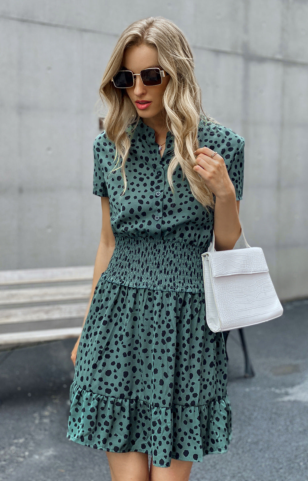2023 Spring New Polka Dot Slim Fit Dress