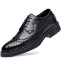 2024 Spring Men's Brogue Leather Dress Shoes