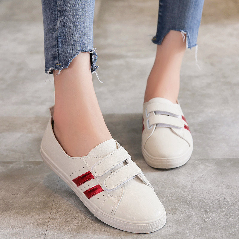Summer Breathable White Flats for Women, Casual Style