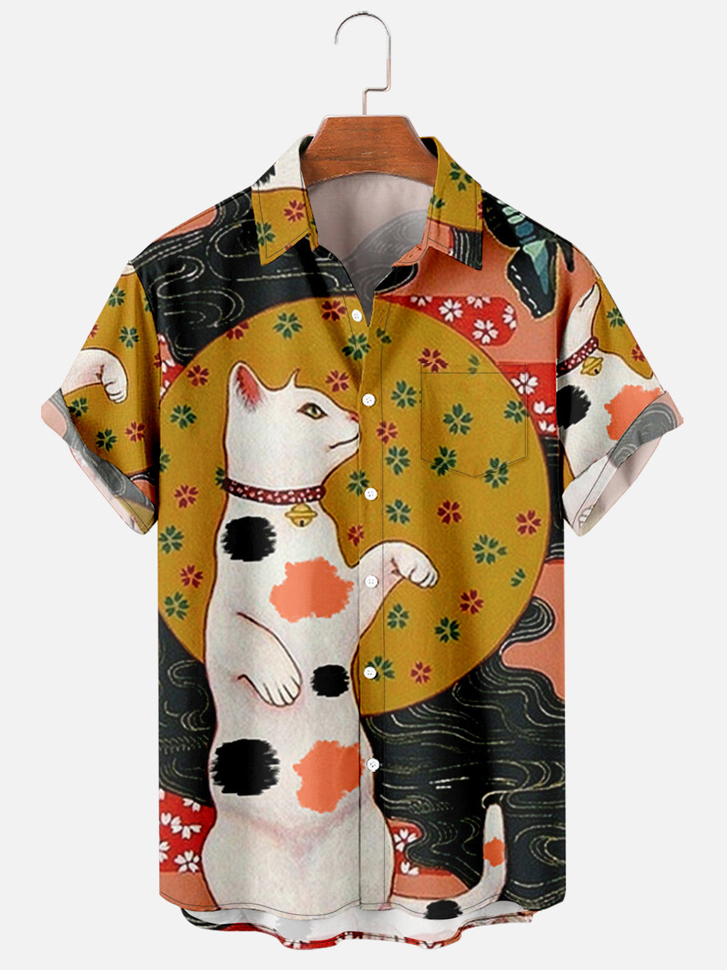2023 Retro Style Men's Hawaiian Shirt for Summer