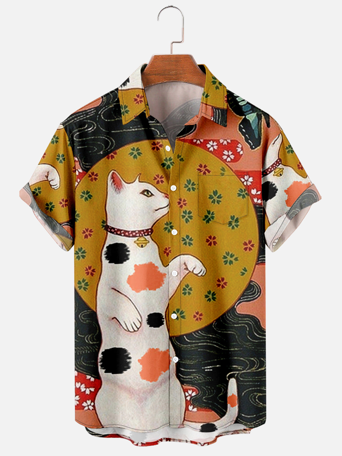 2023 Retro Style Men's Hawaiian Shirt for Summer