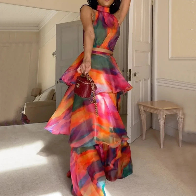2023 Summer Fashion Floral Sleeveless Dress for Women