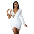 The Éclat Rhinestone One-Shoulder Dress | Evarisluxe