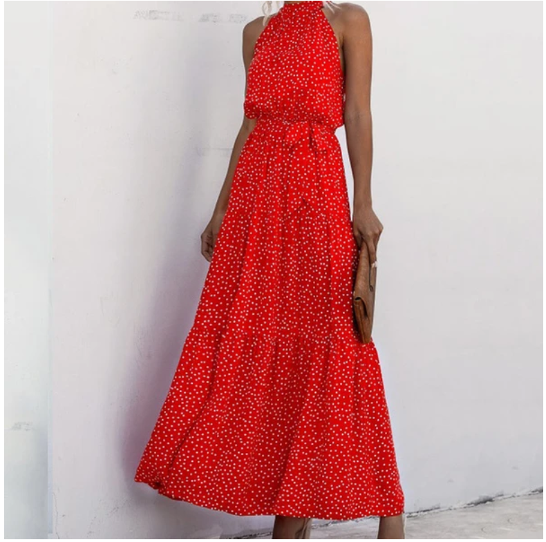 Bohemian Print Dress for Spring and Summer
