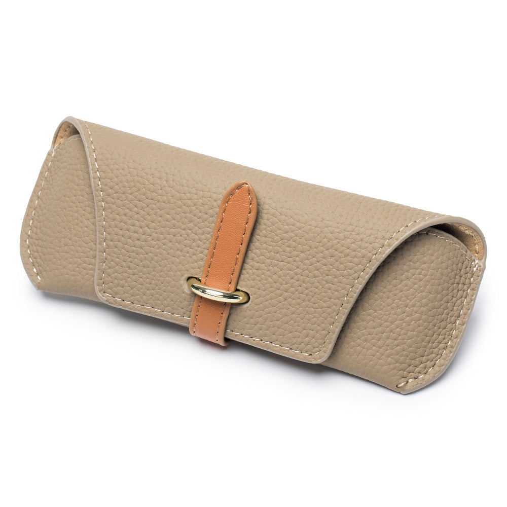 Creative Portable Leather Sunglasses Case for Men & Women